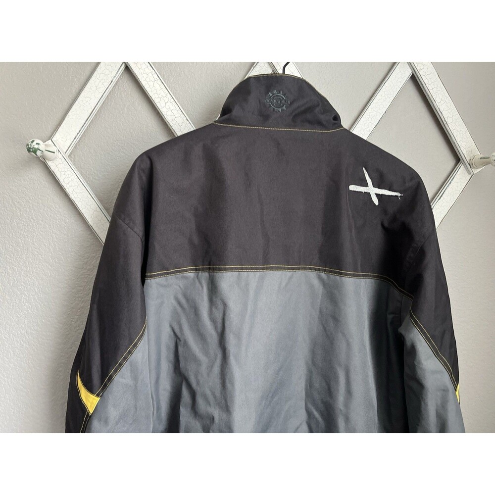 Vintage Ski-Doo Team Bombardier Men's L Jacket Black/Gray - Picture 7 of 12